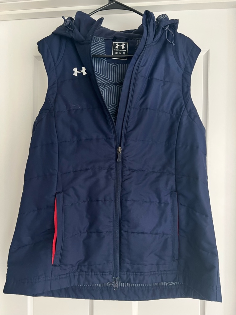 Under Armour Navy Hooded Puffer Vest
